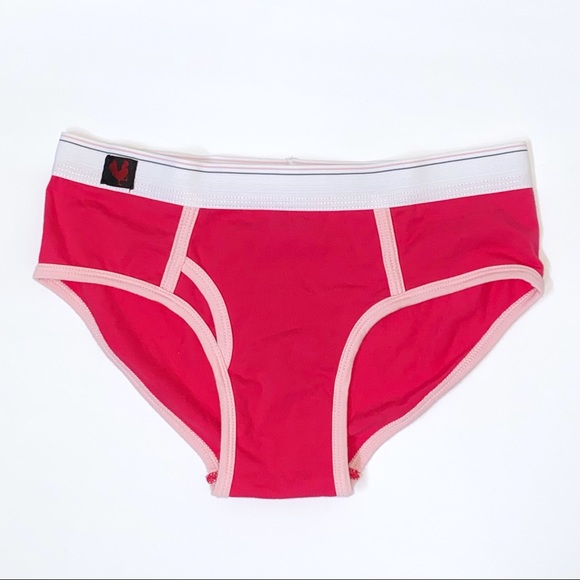 MONEY MAKER butt writing hot pink boy brief cheeky underwear panties - Picture 2 of 3